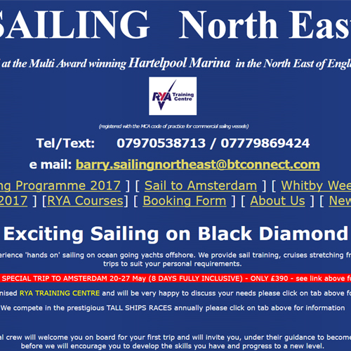 Sailing North East